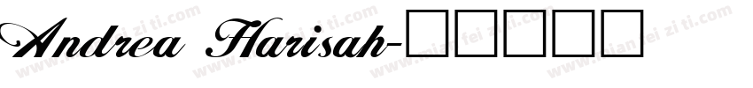 Andrea Harisah字体转换